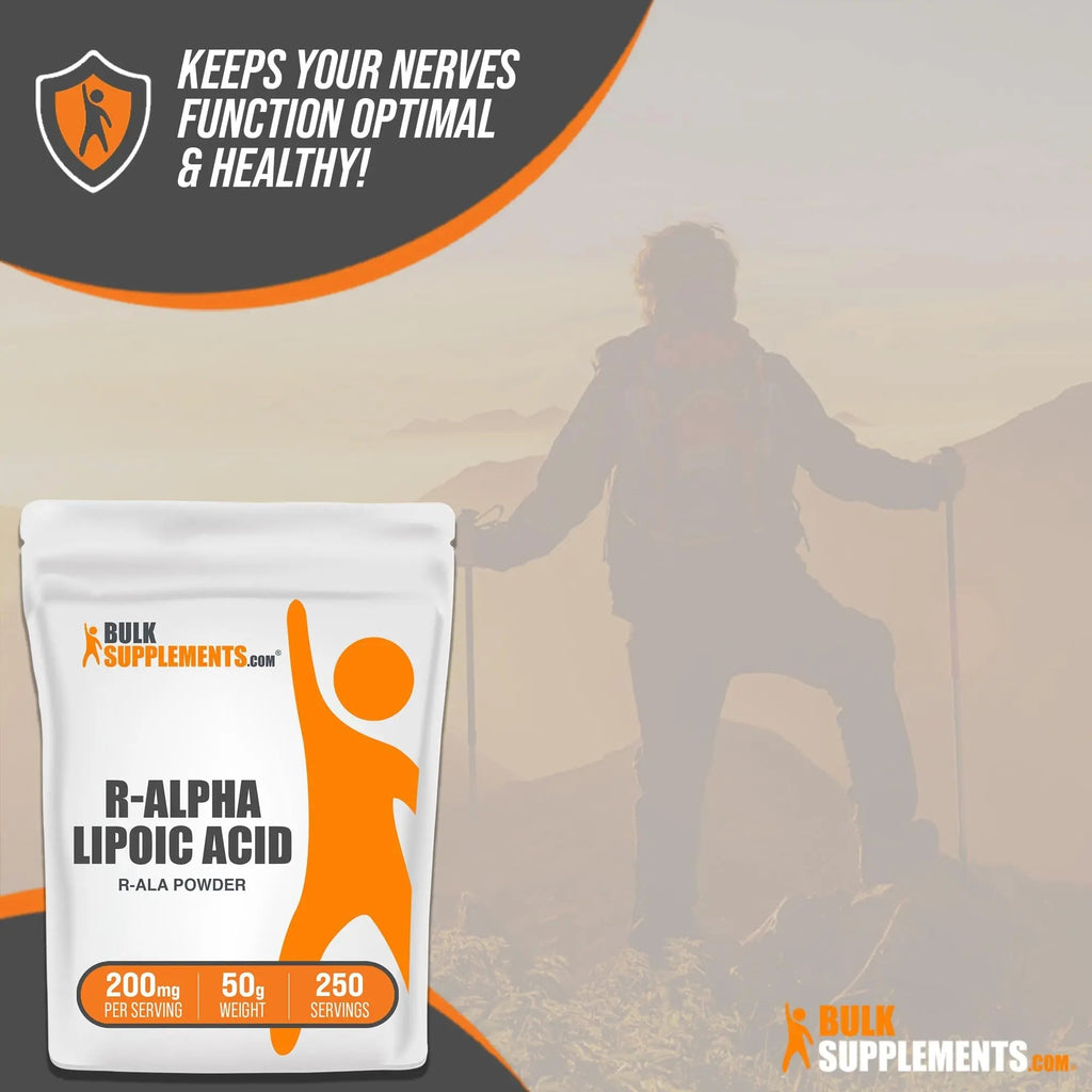 BULKSUPPLEMENTS.COM R-Alpha Lipoic Acid Powder - ALA Supplement, R Alpha Lipoic - TrustMedUSA