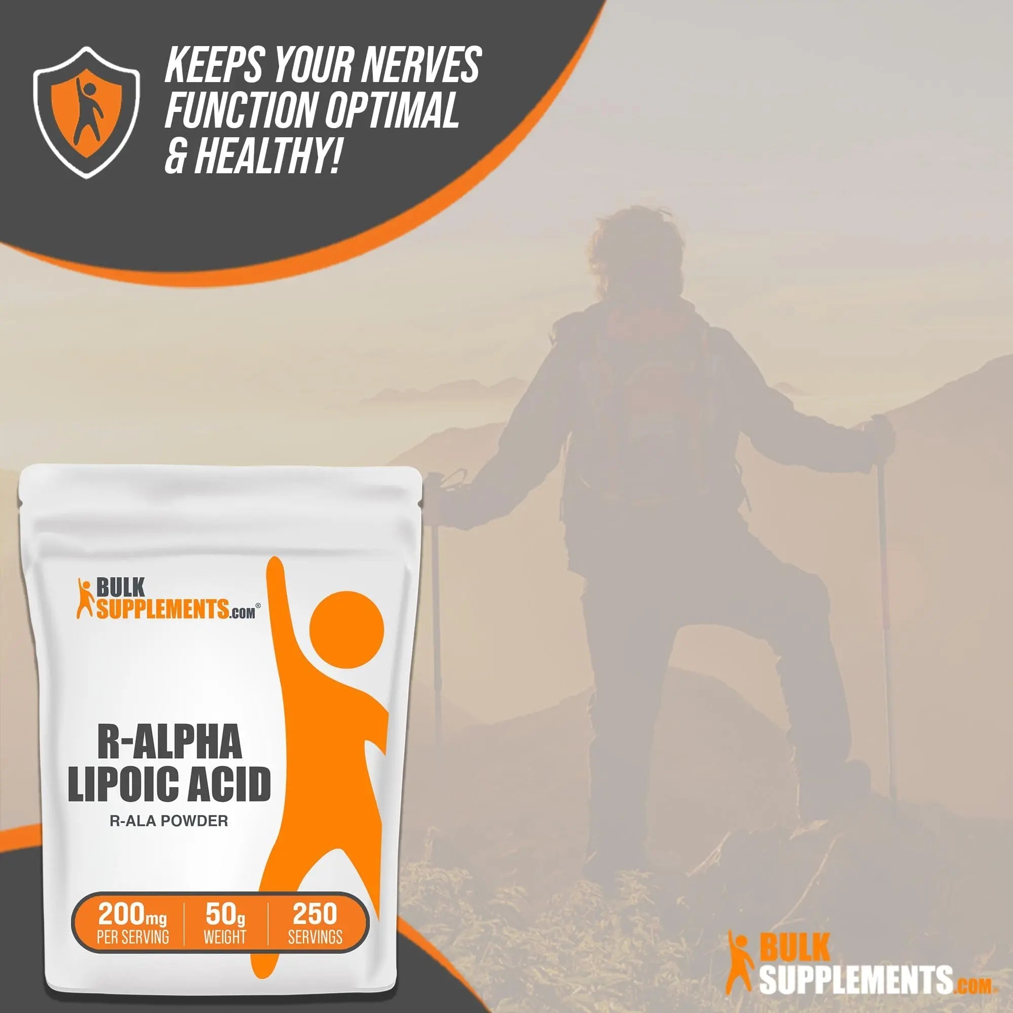 BULKSUPPLEMENTS.COM R-Alpha Lipoic Acid Powder - ALA Supplement, R Alpha Lipoic - TrustMedUSA