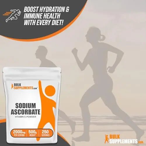 BulkSupplements.com Sodium Ascorbate Powder - Antioxidant Powder - Sodium Ascorbate - TrustMedUSA