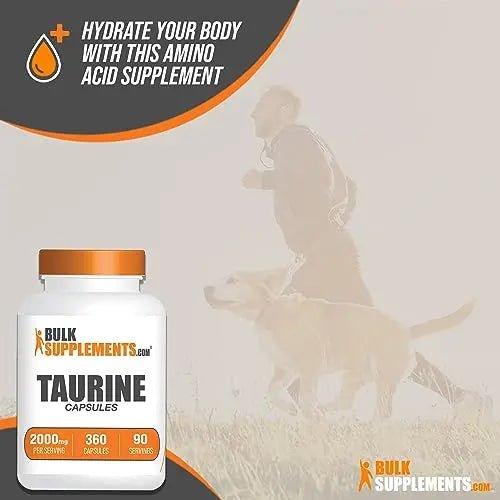 BULKSUPPLEMENTS.COM Taurine Capsules - Taurine Supplement, Taurine 2000mg - TrustMedUSA