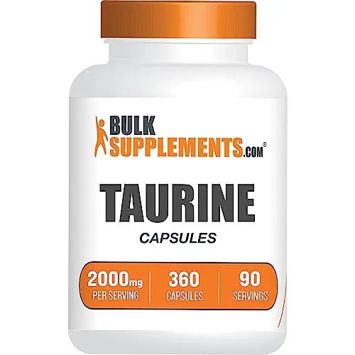 BULKSUPPLEMENTS.COM Taurine Capsules - Taurine Supplement, Taurine 2000mg - TrustMedUSA