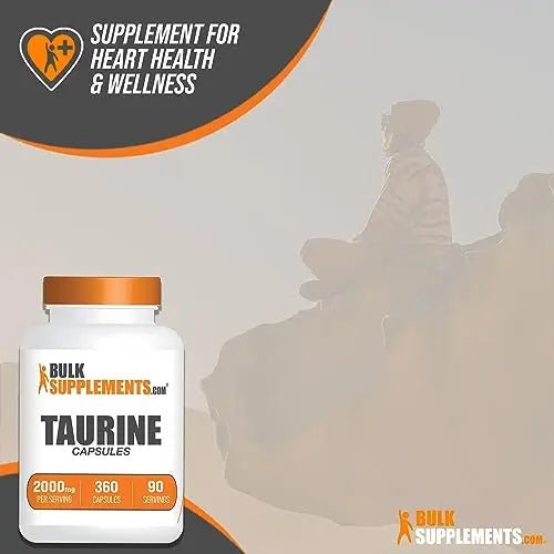 BULKSUPPLEMENTS.COM Taurine Capsules - Taurine Supplement, Taurine 2000mg - TrustMedUSA