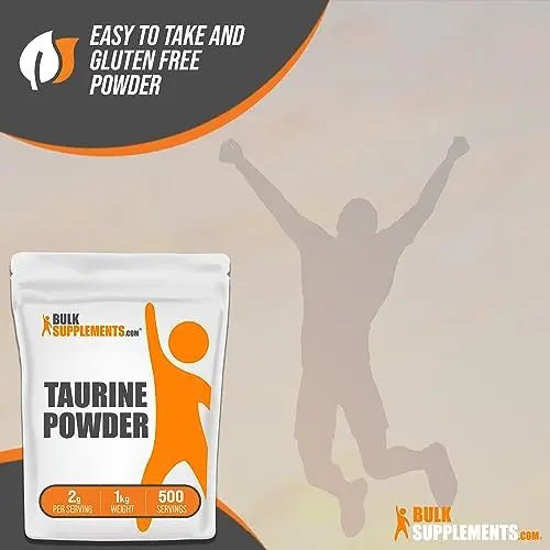 BULKSUPPLEMENTS.COM Taurine Powder - Taurine Supplement, Taurine 2000mg - TrustMedUSA