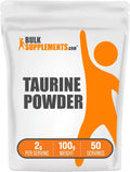BULKSUPPLEMENTS.COM Taurine Powder - Taurine Supplement, Taurine 2000mg - TrustMedUSA