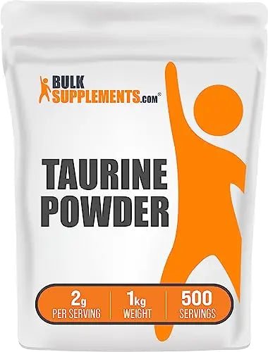 BULKSUPPLEMENTS.COM Taurine Powder - Taurine Supplement, Taurine 2000mg - TrustMedUSA