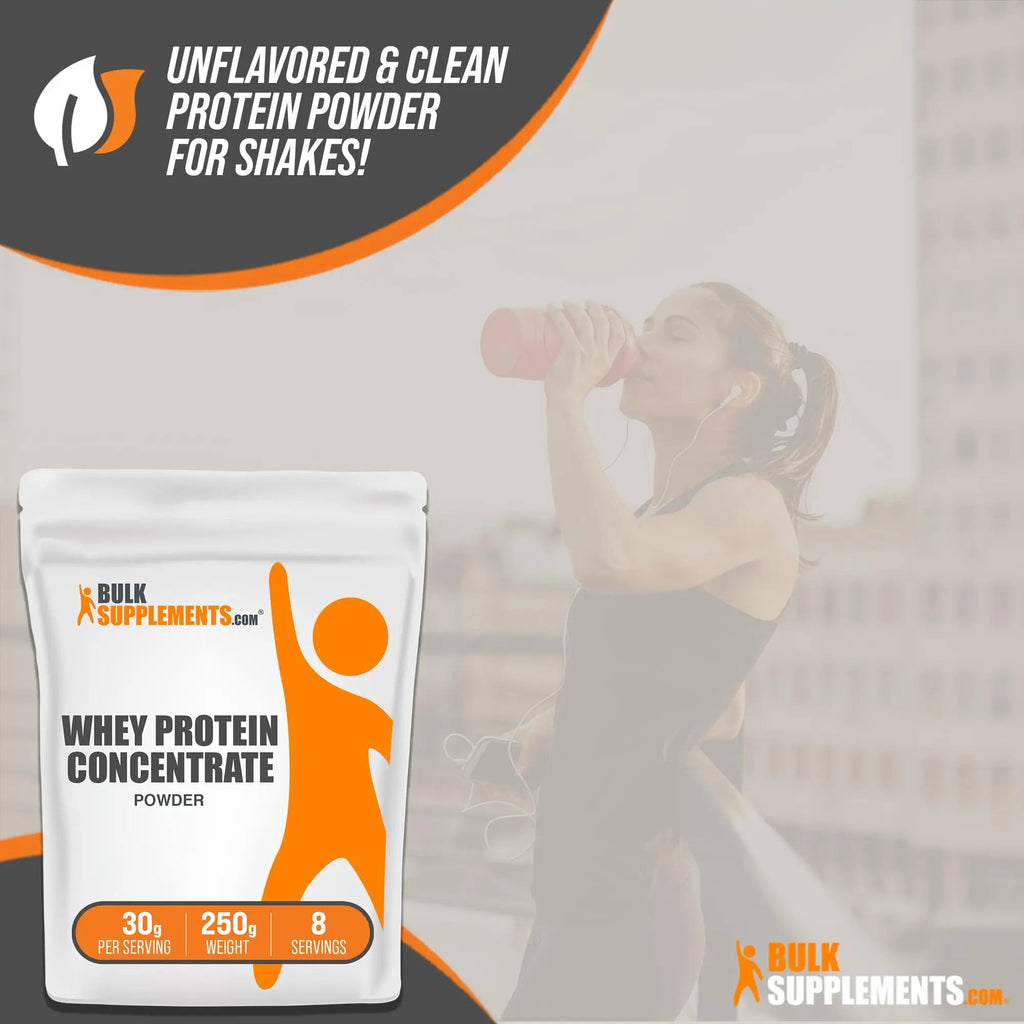 BULKSUPPLEMENTS.COM Whey Protein Concentrate Powder - Unflavored Protein - TrustMedUSA
