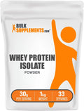 BulkSupplements.com Whey Protein Isolate Powder - Protein Supplement - Protein Powder - TrustMedUSA