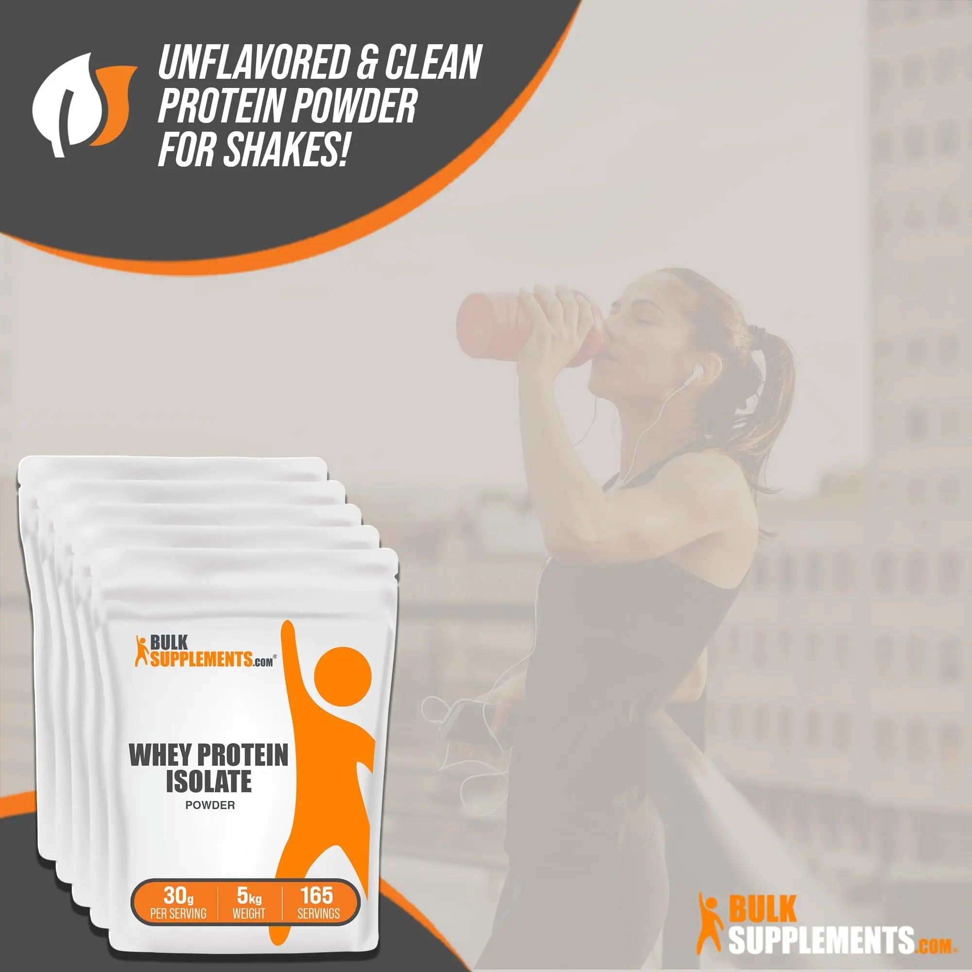 BULKSUPPLEMENTS.COM Whey Protein Isolate Powder - Unflavored Protein Powder - TrustMedUSA