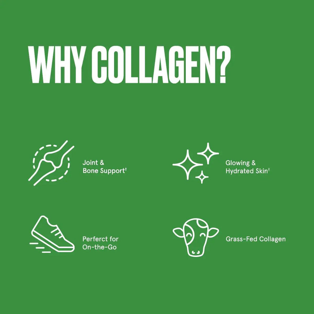 Bulletproof Unflavored Collagen Peptides Powder Packets, Pack of 15, Grass-Fed Collagen - TrustMedUSA