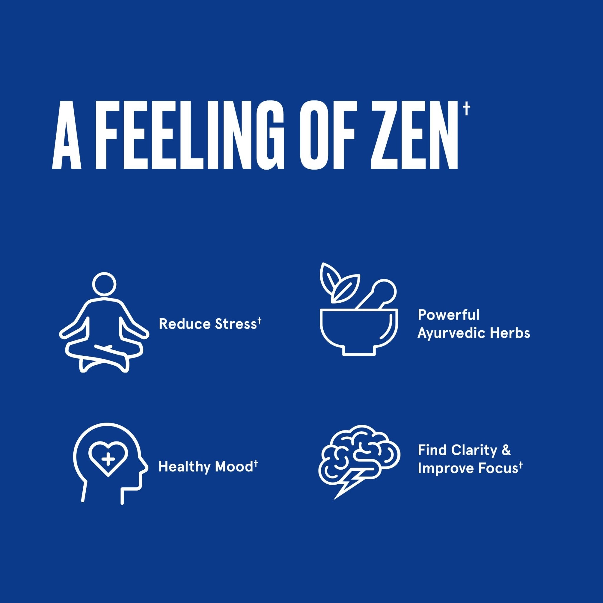 Bulletproof Zen Mode Stress Relief and Tranquility Capsules, 45 Count, Supplement for Calm and Relaxation - TrustMedUSA
