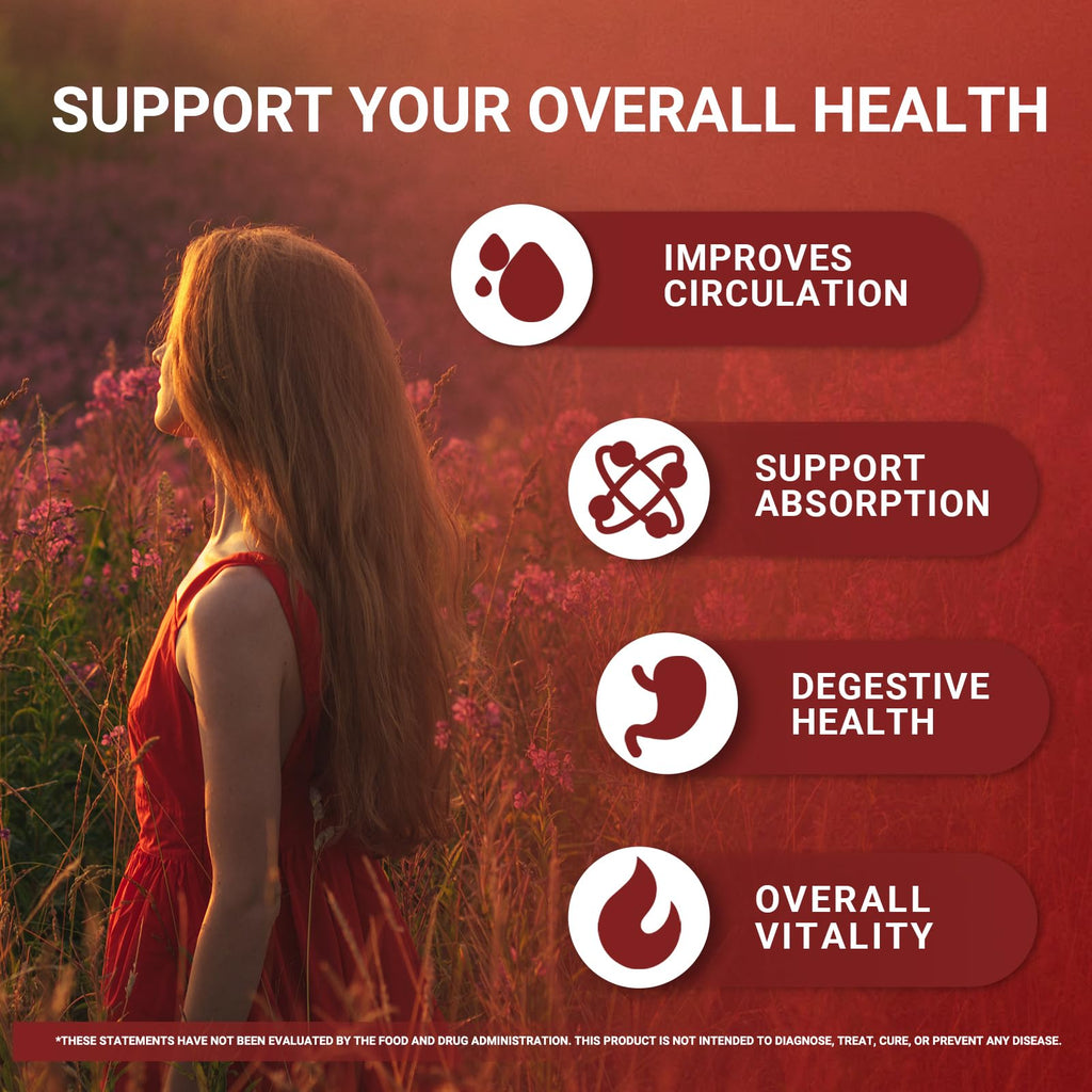 Buporai Cayenne Pepper Drops, Cayenne Pepper Extract Liquid Supplement for Overall Well-Being, 2 fl oz, Vitamin D3 K2 Beet Root Powder - TrustMedUSA