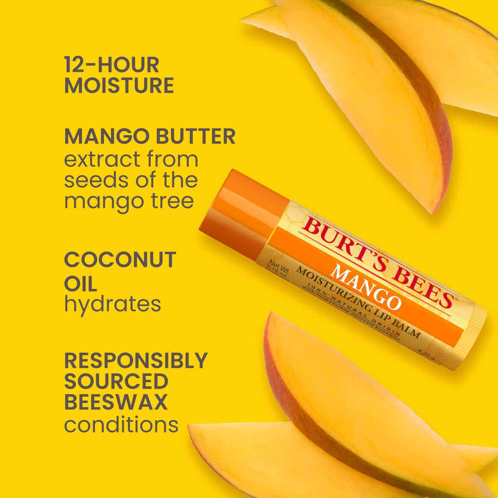 Burt's Bees 100% Natural Moisturizing Lip Balm (Superfruit) - TrustMedUSA
