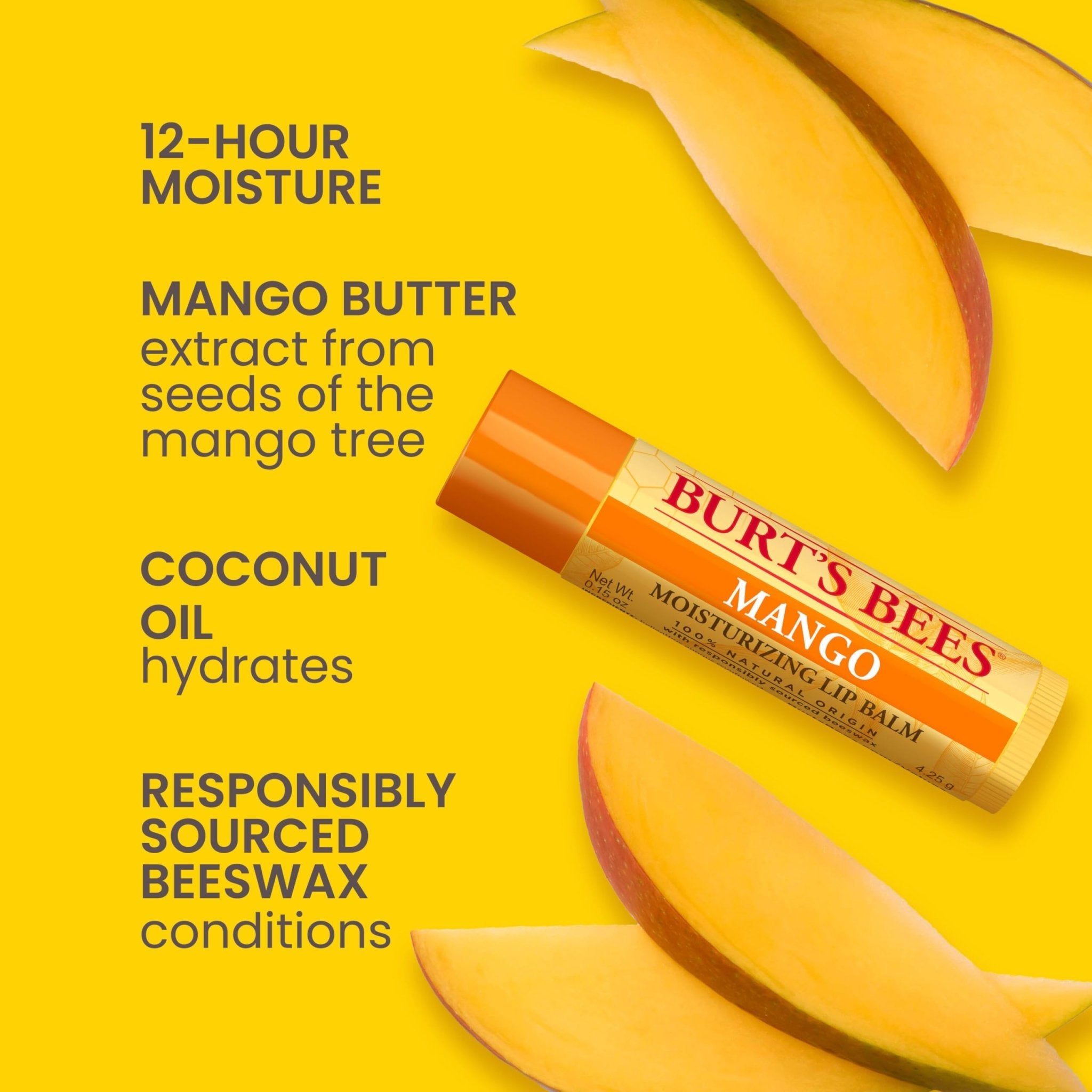 Burt's Bees 100% Natural Moisturizing Lip Balm (Superfruit) - TrustMedUSA