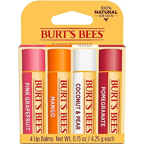 Burt's Bees 100% Natural Moisturizing Lip Balm (Superfruit) - TrustMedUSA