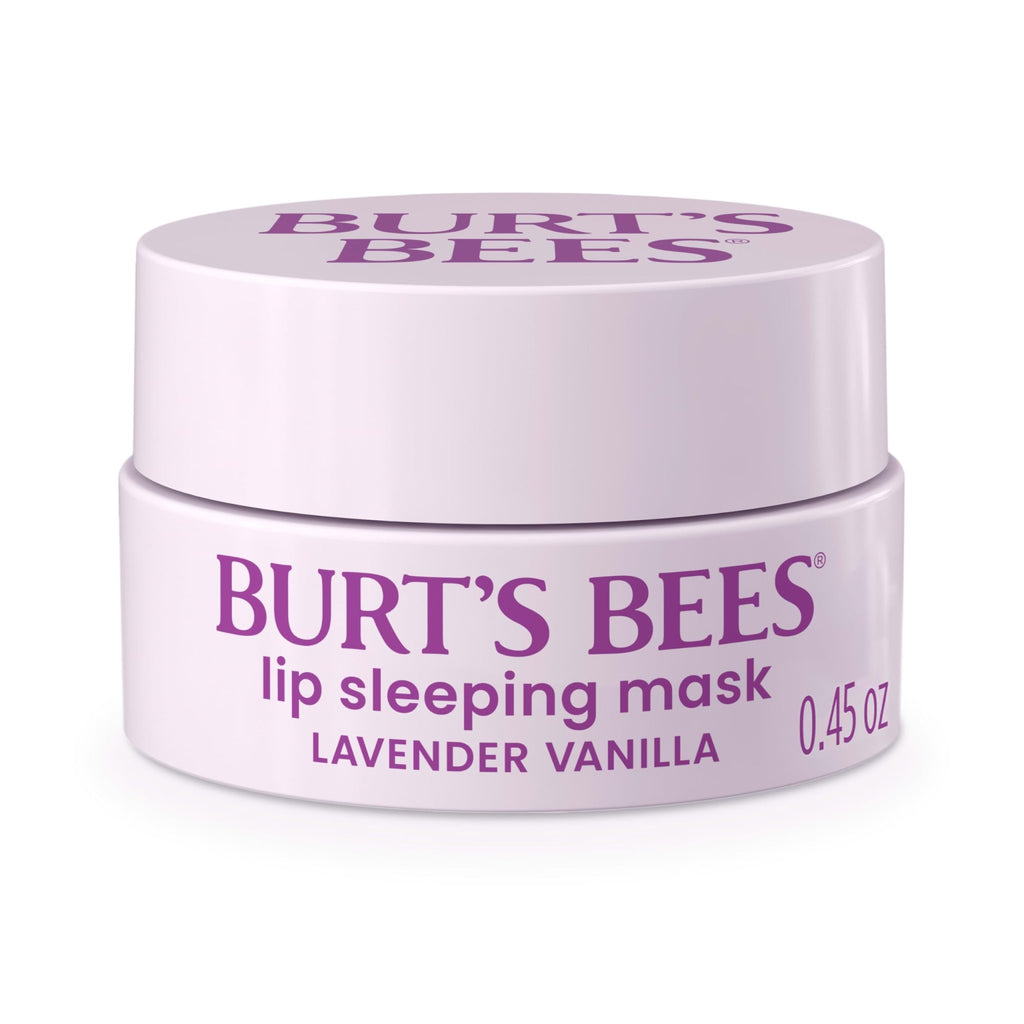 Burt’s Bees Lavender Vanilla Lip Sleeping Mask, With Hyaluronic Acid and Squalane Moisturizer To Instantly Hydrate Lips, Overnight Mask and Treatment, 0.45 oz. - TrustMedUSA