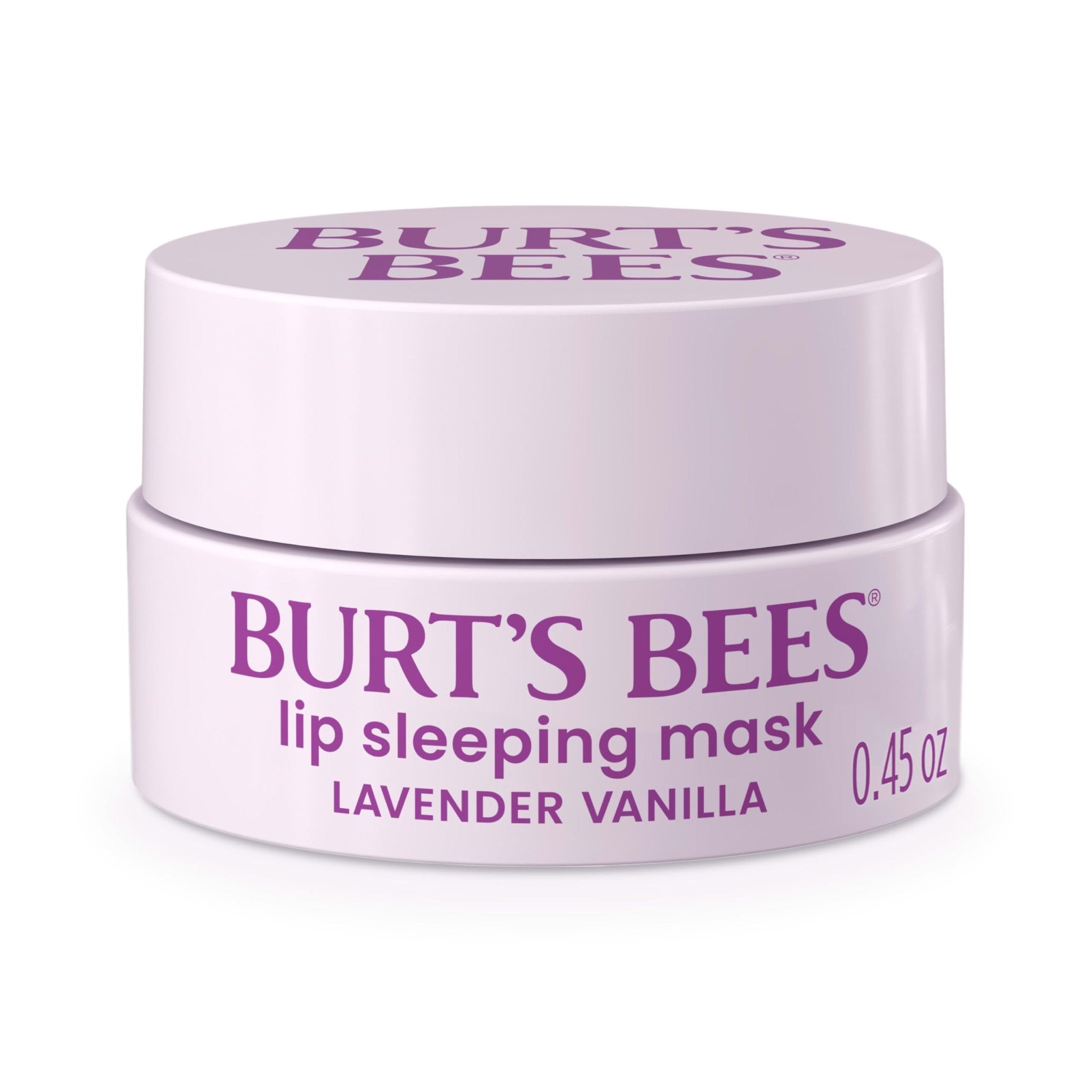Burt’s Bees Lavender Vanilla Lip Sleeping Mask, With Hyaluronic Acid and Squalane Moisturizer To Instantly Hydrate Lips, Overnight Mask and Treatment, 0.45 oz. - TrustMedUSA