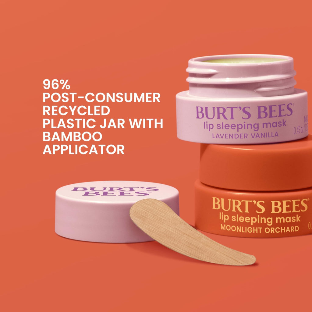 Burt’s Bees Lavender Vanilla Lip Sleeping Mask, With Hyaluronic Acid and Squalane Moisturizer To Instantly Hydrate Lips, Overnight Mask and Treatment, 0.45 oz. - TrustMedUSA