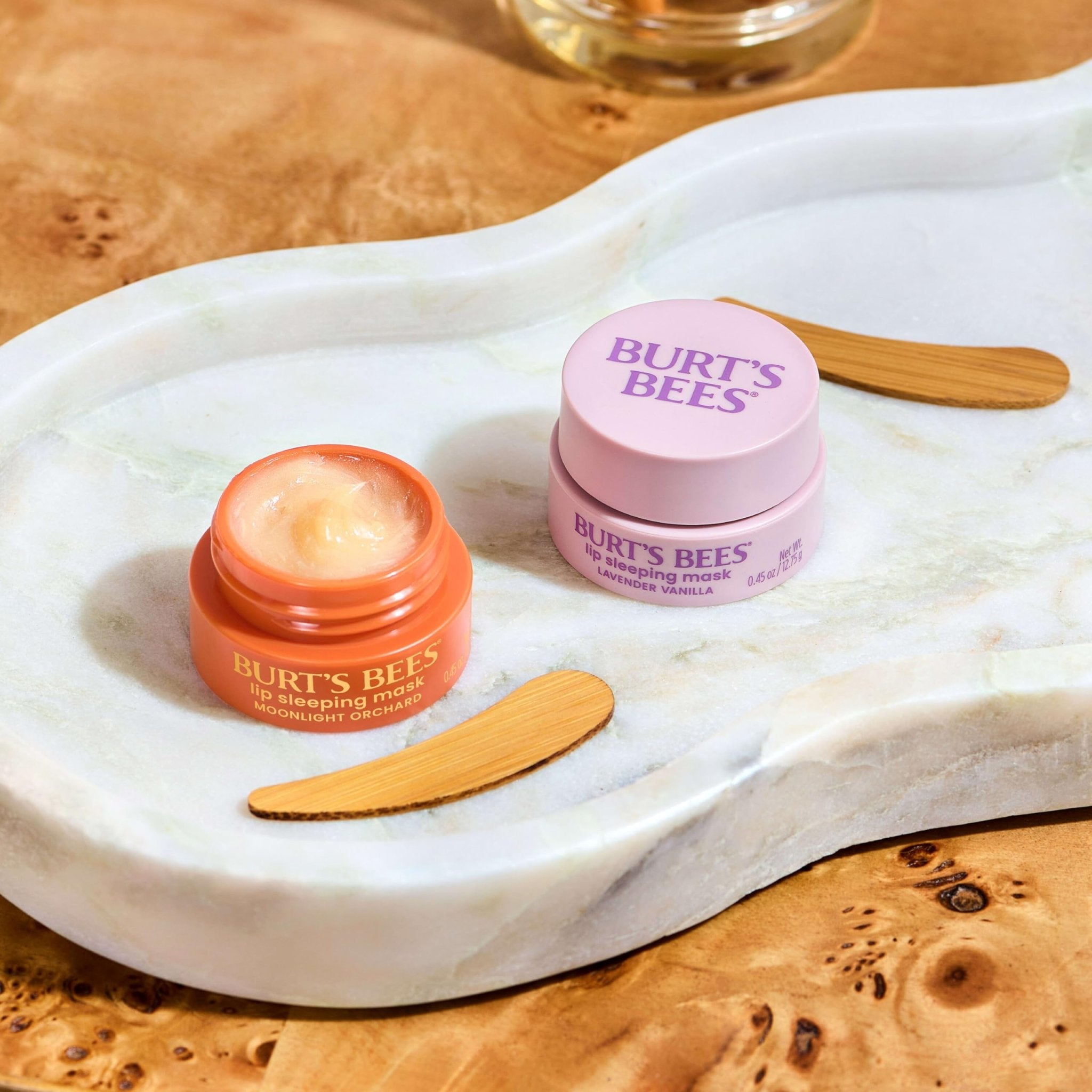 Burt’s Bees Lavender Vanilla Lip Sleeping Mask, With Hyaluronic Acid and Squalane Moisturizer To Instantly Hydrate Lips, Overnight Mask and Treatment, 0.45 oz. - TrustMedUSA