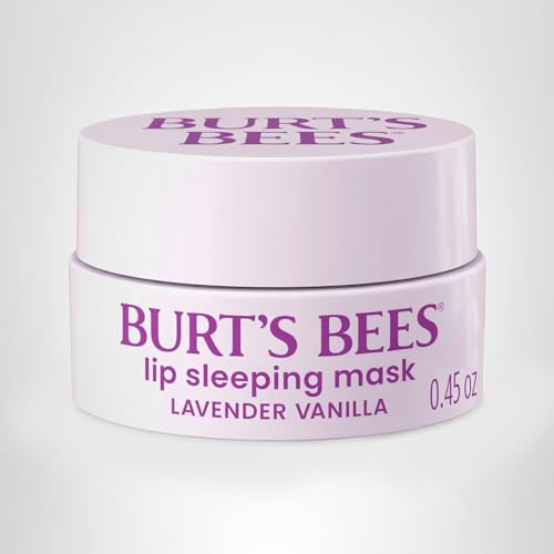 Burt’s Bees Lavender Vanilla Lip Sleeping Mask, With Hyaluronic Acid and Squalane Moisturizer To Instantly Hydrate Lips, Overnight Mask and Treatment, 0.45 oz. - TrustMedUSA