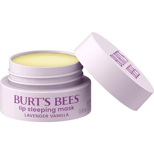 Burt’s Bees Lavender Vanilla Lip Sleeping Mask, With Hyaluronic Acid and Squalane Moisturizer To Instantly Hydrate Lips, Overnight Mask and Treatment, 0.45 oz. - TrustMedUSA