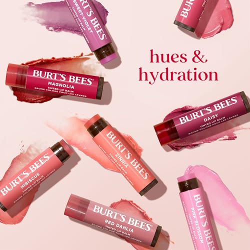 Burt's Bees Lip Tint Balm with Long Lasting 2 in 1 Duo Tinted Balm Formula, Color Infused with Deeply Hydrating Shea Butter - TrustMedUSA