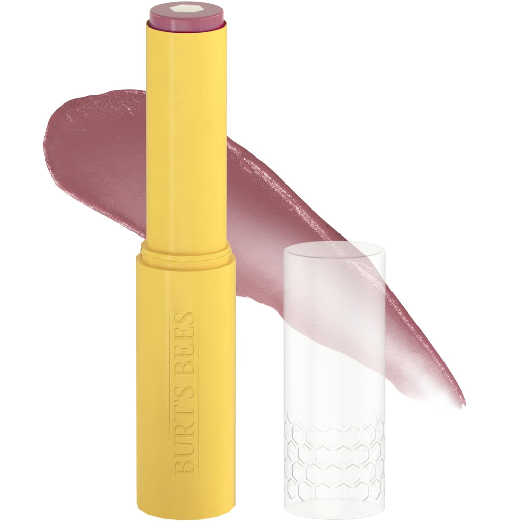 Burt’s Bees Tinted Boosted Balm, Misty Mauve, Hydrating Tinted Lip Balm with Vitamin C, E, and F Core, 24 Hour Lip Moisturizer - TrustMedUSA