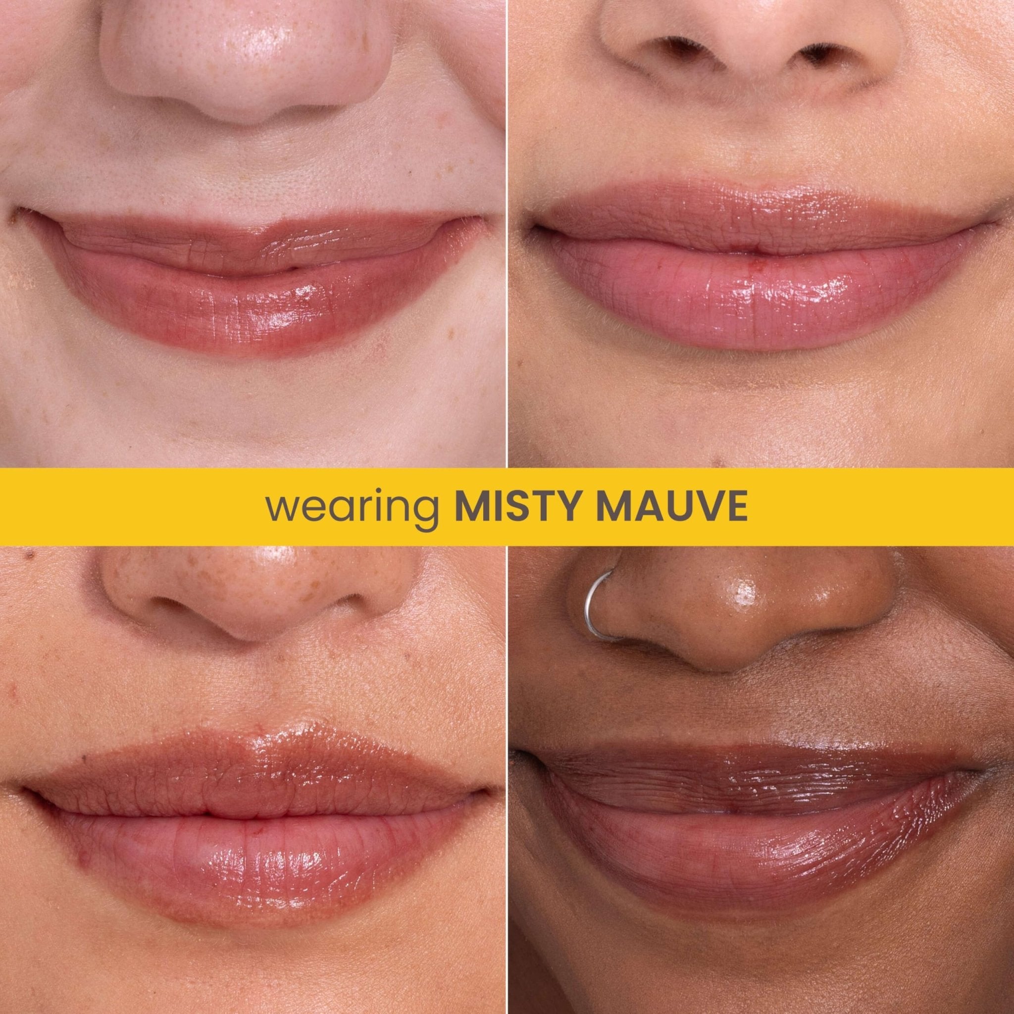Burt’s Bees Tinted Boosted Balm, Misty Mauve, Hydrating Tinted Lip Balm with Vitamin C, E, and F Core, 24 Hour Lip Moisturizer - TrustMedUSA