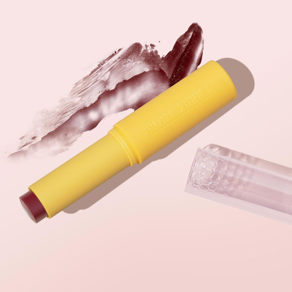 Burt’s Bees Tinted Boosted Balm, Misty Mauve, Hydrating Tinted Lip Balm with Vitamin C, E, and F Core, 24 Hour Lip Moisturizer - TrustMedUSA