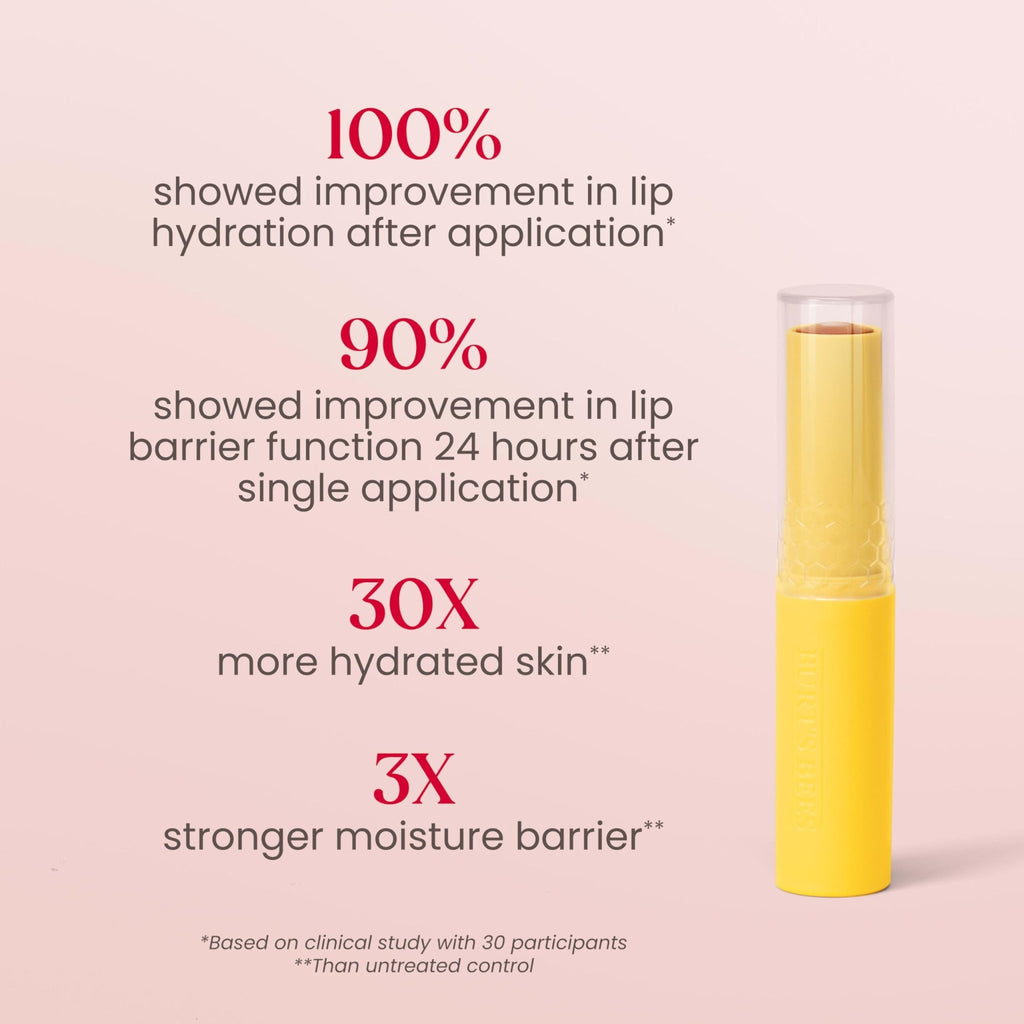 Burt’s Bees Tinted Boosted Balm, Misty Mauve, Hydrating Tinted Lip Balm with Vitamin C, E, and F Core, 24 Hour Lip Moisturizer - TrustMedUSA