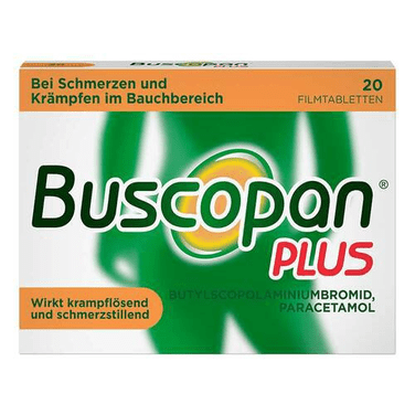 Buscopan PLUS for abdominal & period pain, 20 pcs - TrustMedUSA