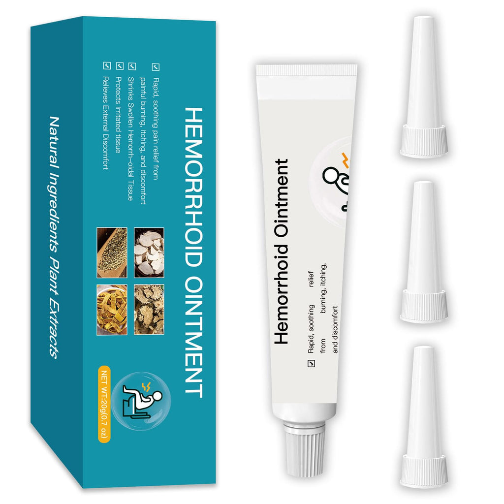 BXQJRJ Hemorrhoid Ointment,Herbal hemorrhoid Gel,Effectively relieves Anal discomfort,Suitable for Men and Women,Fast-Acting hemorrhoid Ointment (20g) - TrustMedUSA