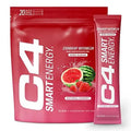 C4 Smart Energy Powder Stick Packs - Sugar Free Performance Fuel & Nootropic Brain - TrustMedUSA