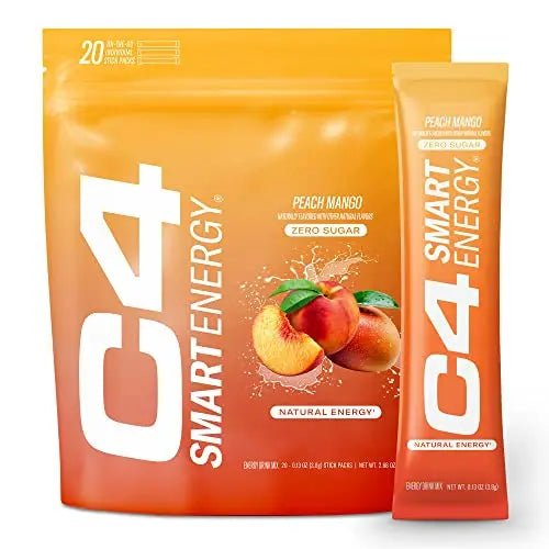 C4 Smart Energy Powder Stick Packs - Sugar Free Performance Fuel & Nootropic Brain - TrustMedUSA