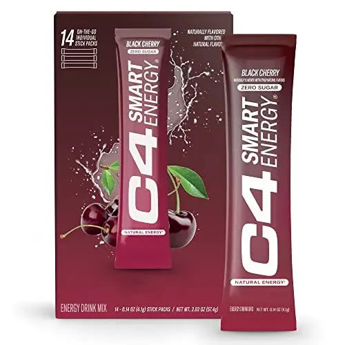 C4 Smart Energy Powder Stick Packs - Sugar Free Performance Fuel & Nootropic Brain - TrustMedUSA