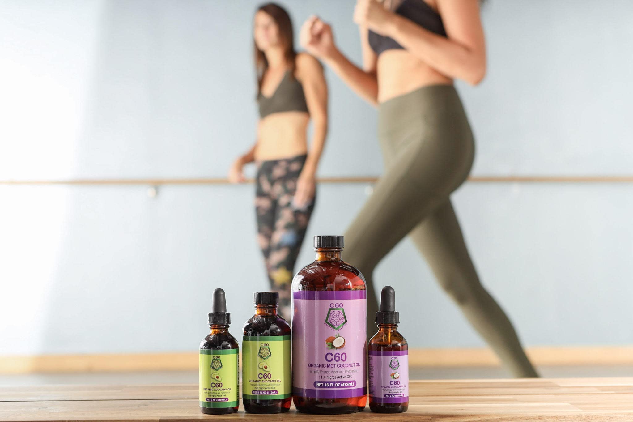 C60 Power C60 in Organic Avocado Oil - Natural Wellness & Antioxidant Support for Men & Women, 99.99% Pure Carbon Fullerenes, Promotes Energy, Mental Clarity, & Stamina - 4 fl oz Bottle - TrustMedUSA