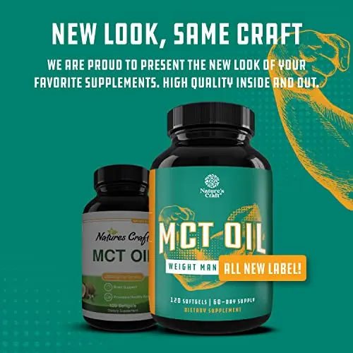 C8 MCT Coconut Oil Softgels - MCT Oil Keto Pills with Caprylic Acid Coconut Oil - TrustMedUSA