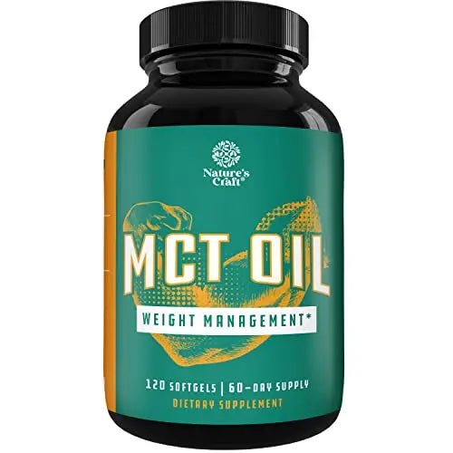 C8 MCT Coconut Oil Softgels - MCT Oil Keto Pills with Caprylic Acid Coconut Oil - TrustMedUSA