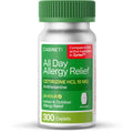 Cabinet: Cetirizine Hcl 10mg Allergy Relief Tablets | Non-Drowsy Antihistamine for 24-Hour Indoor & Outdoor (Aluminum - 300 Count) - Maple Wellness Supplements