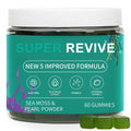 caicieter Super Revive Gummies for Hair Loss - Sea Moss Gummies with Vitamin C, E, Aloe Vera & Pearl Powder Glow, Promotes Thicker, Fuller & Stronger Hair - 60 Count - TrustMedUSA