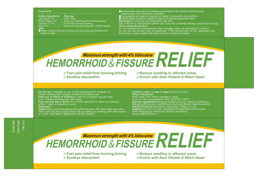 CainNeks Hemorrhoid & Fissure Relief Ointment 20g– 4% Lidocaine Maximum Strength Hemorrhoid Cream, Fast Itching Burning Swelling Relief, Herbs Fast Acting Ingredients. 0.7 oz. - TrustMedUSA