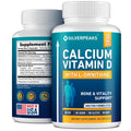 Calcium Supplement with Vitamin D3 and Zinc for Bone Health – Supports Bone Strength & Density – Gentle Non-Constipating Mineral & Amino Acids Blend for Women & Men - 60 Capsules (30 Day Supply) - TrustMedUSA
