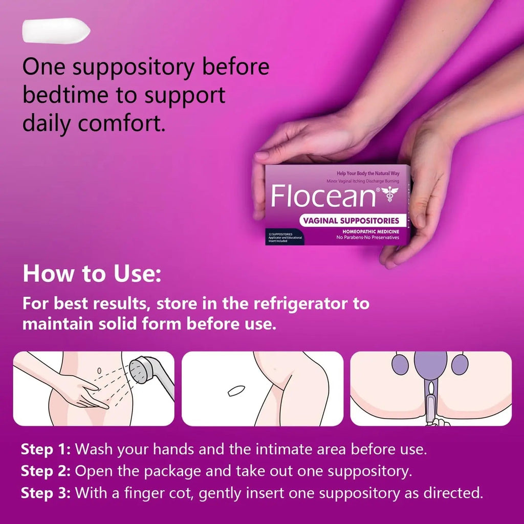Calendula Vaginal Suppositories for Women - Herbal Alternative to Boric Acid Suppositories, Supports pH Balance, Odor Control & Itching Relief, Paraben-Free & Preservative-Free, 12 Count - TrustMedUSA