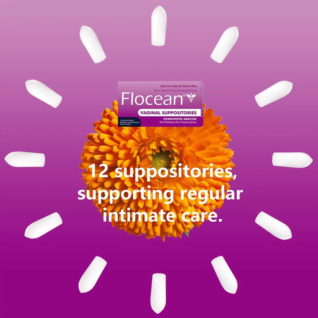Calendula Vaginal Suppositories for Women - Herbal Alternative to Boric Acid Suppositories, Supports pH Balance, Odor Control & Itching Relief, Paraben-Free & Preservative-Free, 12 Count - TrustMedUSA