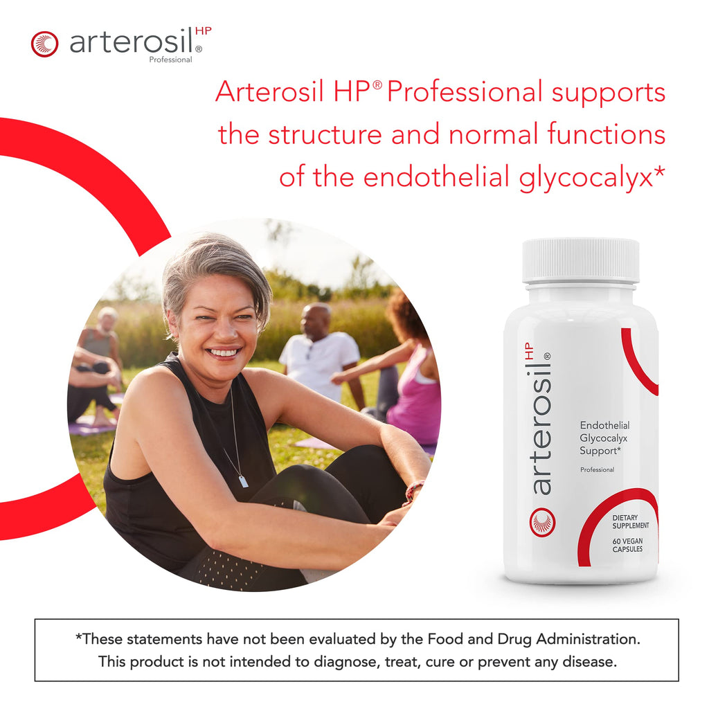 Calroy Health Sciences Arterosil HP Professional - Endothelial Glycocalyx Support - Heart Health Support - Artery Health Support - Circulation Support – MonitumRS - TrustMedUSA