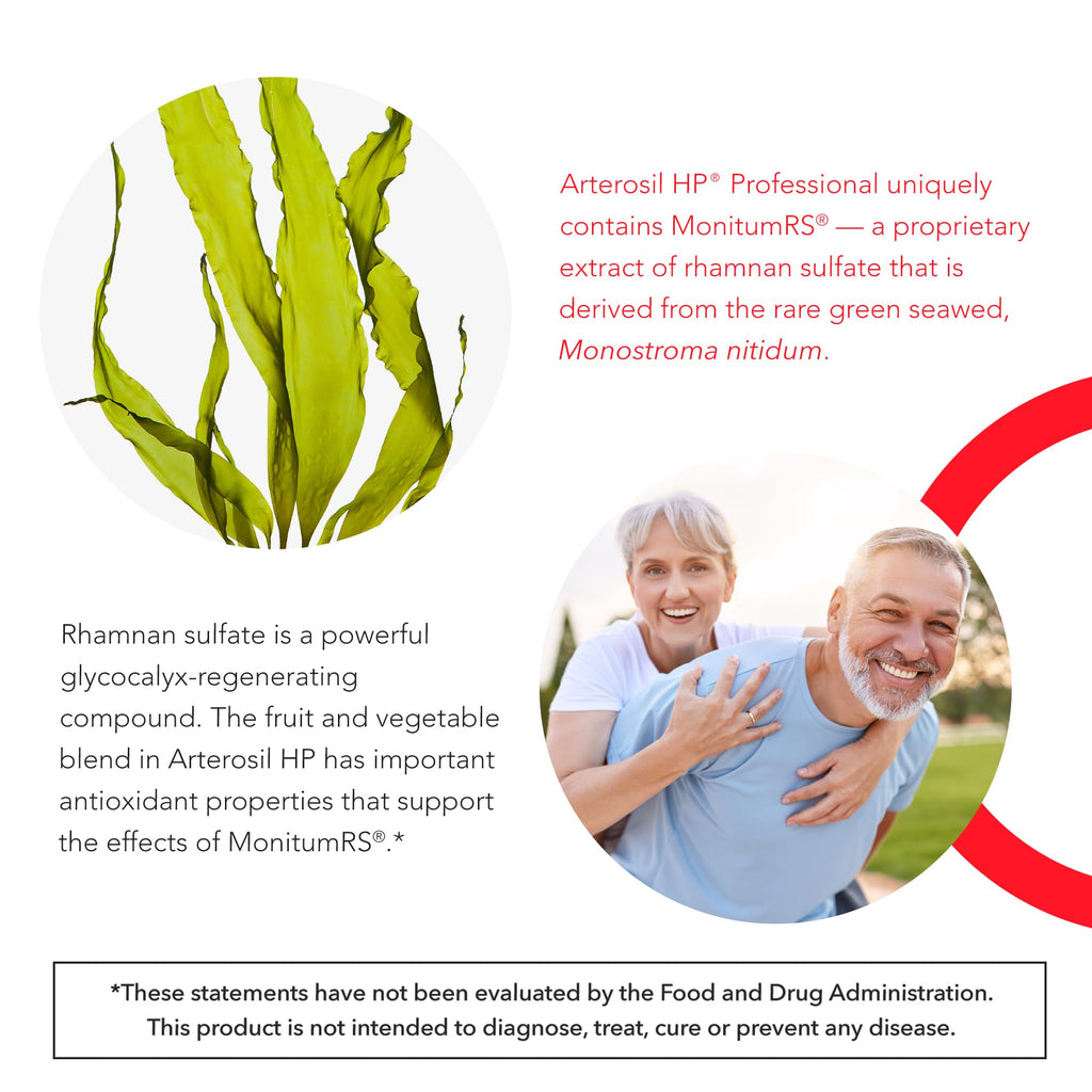 Calroy Health Sciences Arterosil HP Professional - Endothelial Glycocalyx Support - Heart Health Support - Artery Health Support - Circulation Support – MonitumRS - TrustMedUSA