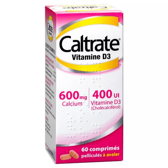 Caltrate Vitamin D3 600 mg/400 IU 60 Tabs - TrustMedUSA
