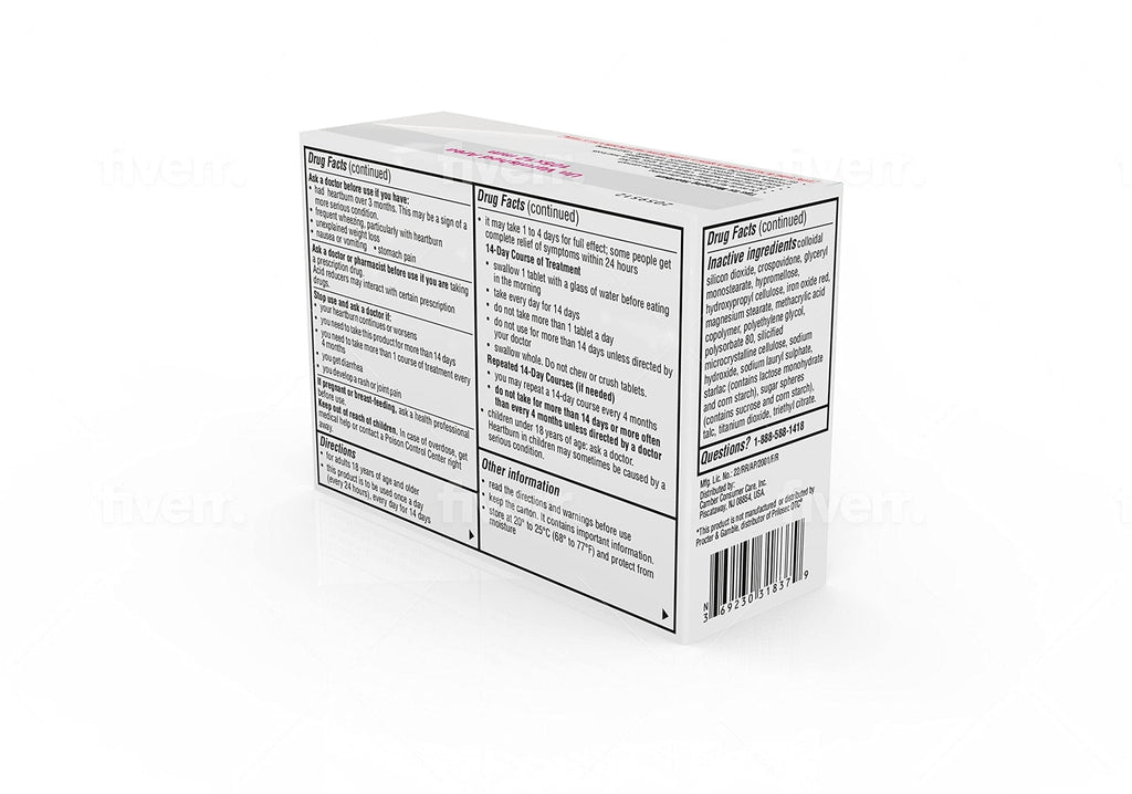 Camber Omeprazole 20mg Delayed-Release Tablets, Heartburn and Acid Reducer Reflux Medicine (42 Count) - Maple Wellness Supplements