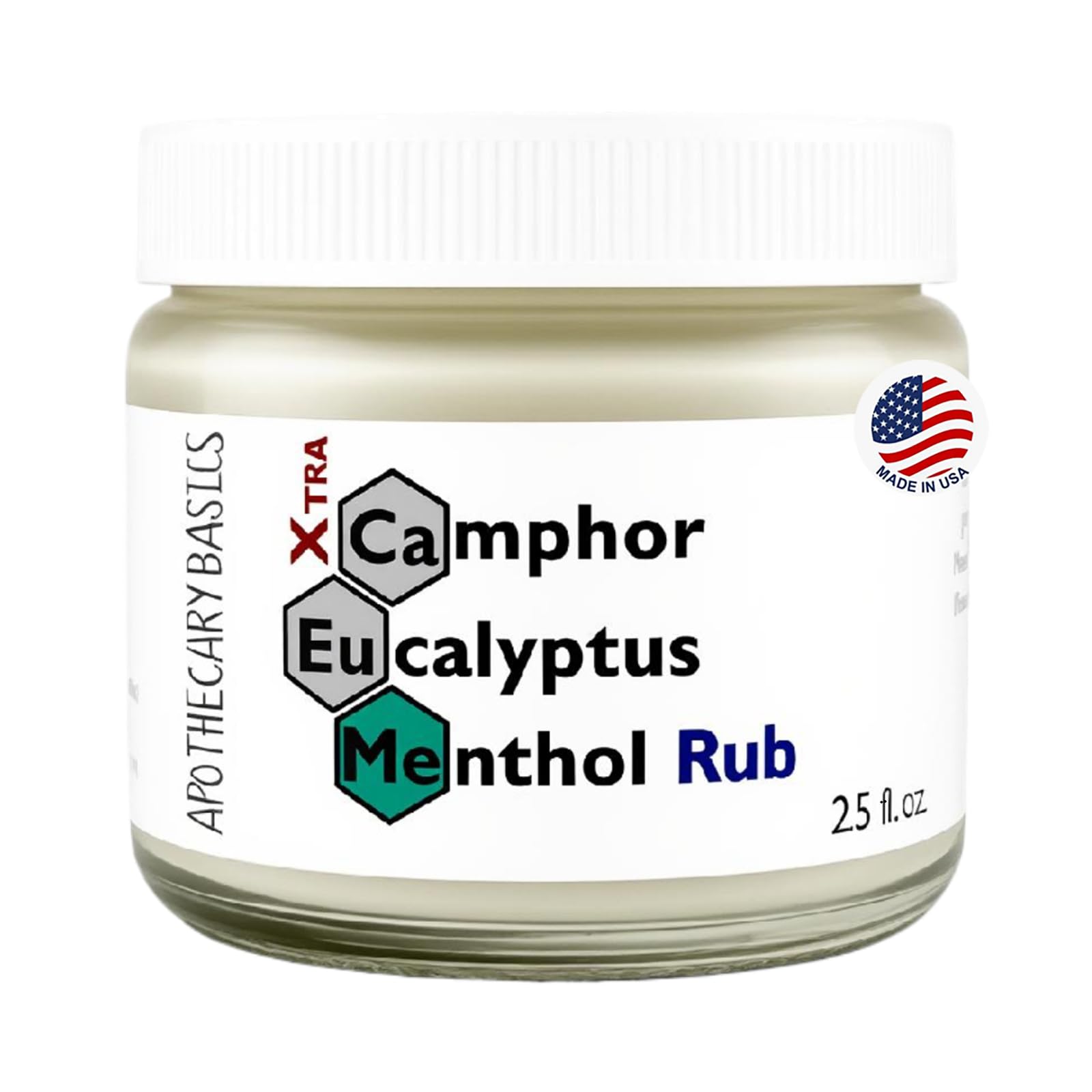 Camphor+Eucalyptus+Menthol Xtra Rub – Handmade with Menthol, Camphor & Eucalyptus – Soothing & Refreshing – 2.5 fl oz - TrustMedUSA
