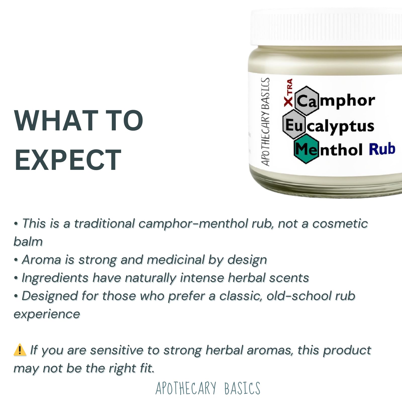 Camphor+Eucalyptus+Menthol Xtra Rub – Handmade with Menthol, Camphor & Eucalyptus – Soothing & Refreshing – 2.5 fl oz - TrustMedUSA
