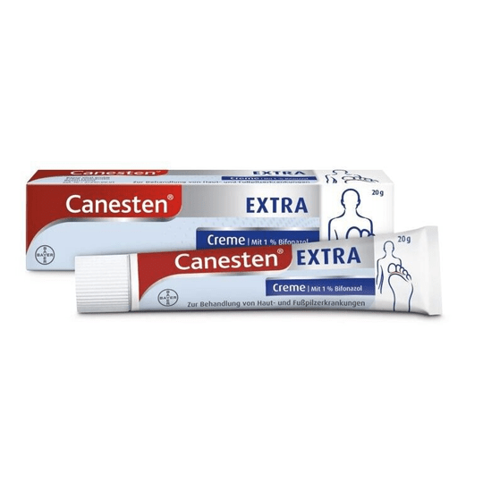 Canesten® EXTRA Creme, 20 g - For use with foot and skin fungus - TrustMedUSA